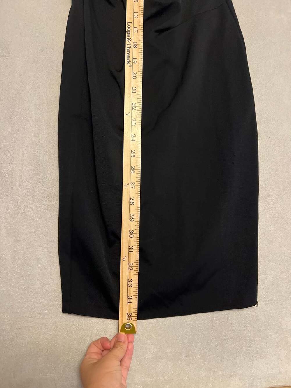 Cache Black Asymmetrical Cutout Ruched Sleeveless Sheath Dress Size 0 - Picture 7 of 8